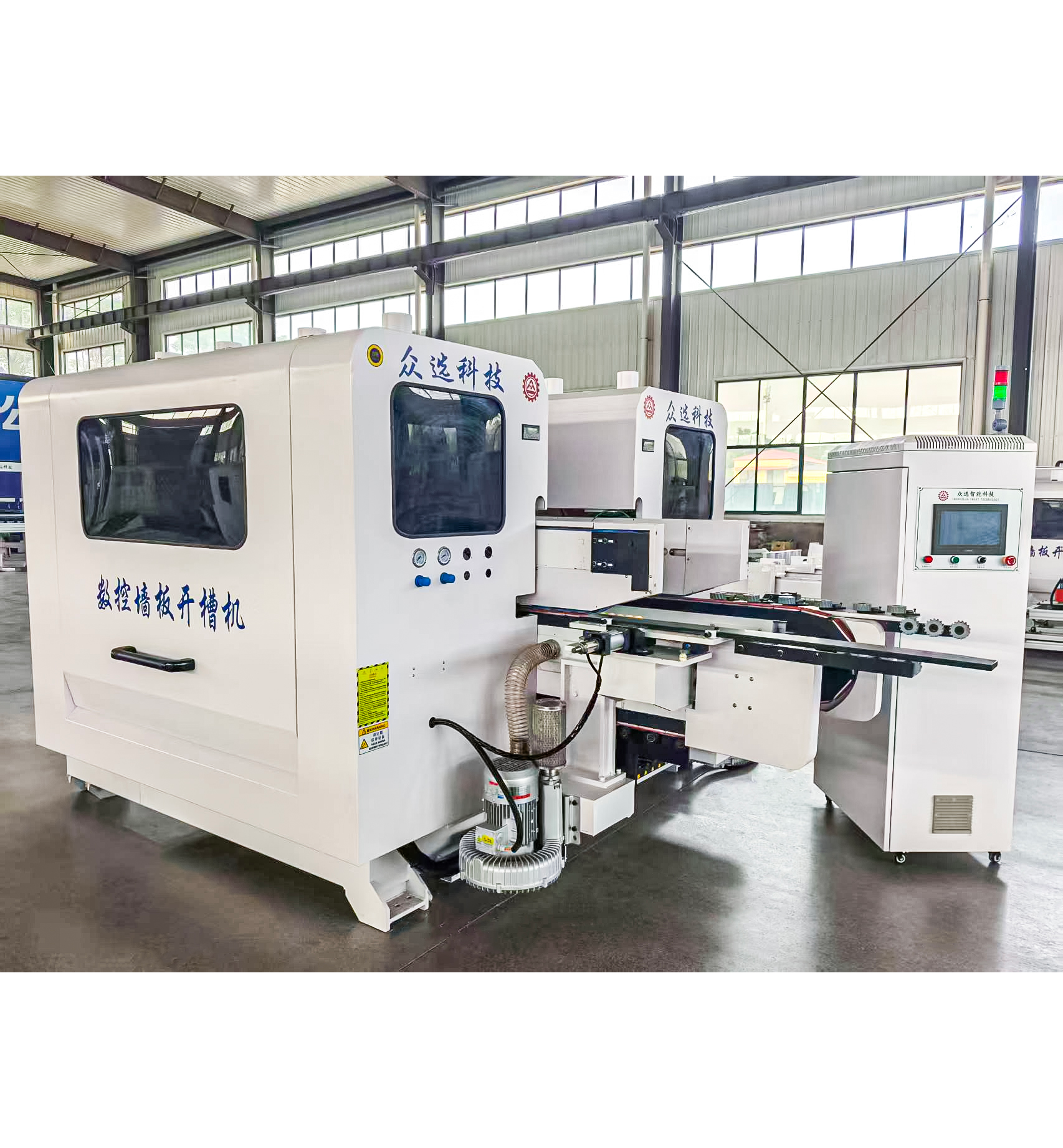 数控双端输送式开槽机 ZX-8560-Ⅷ